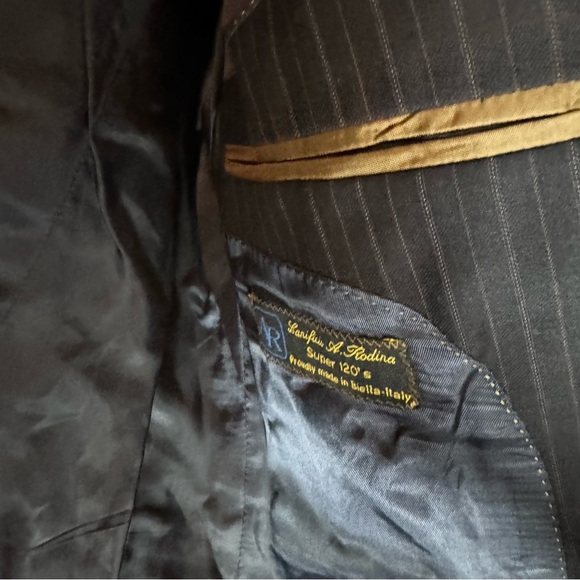 Lanificio ARodina men’s 42 regular suit jacket - Picture 3 of 7